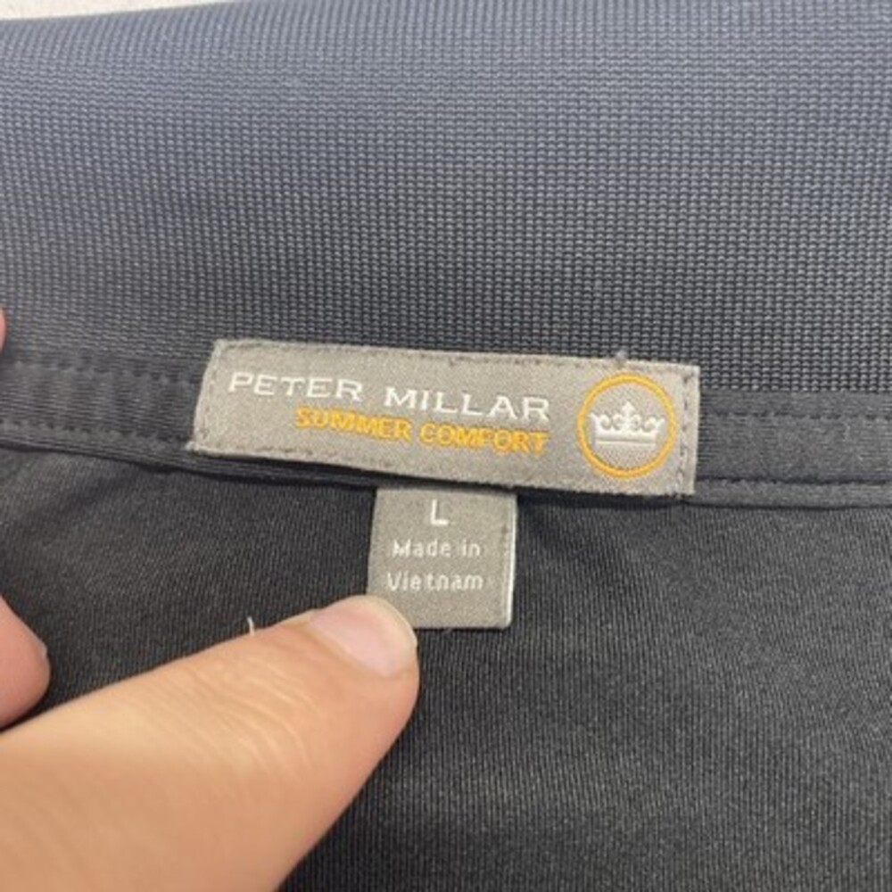 Peter Millar Michigan State University Spartans Performance Polo Shirt! SZ Large - Picture 2 of 7